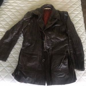 Men’s vintage 1970s leather jacket